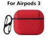 For Airpods 4 Case Waterproof Nylon Plastic Wireless Headphone Cover For Airpods 3 Pro Shell Airpods Pro Case