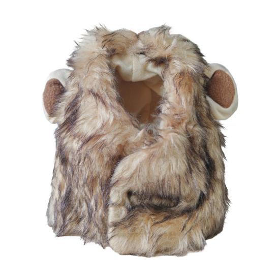 

Парик с гривой льва для собак, пушистый головной убор для питомца с ушками, наряд для питомца S