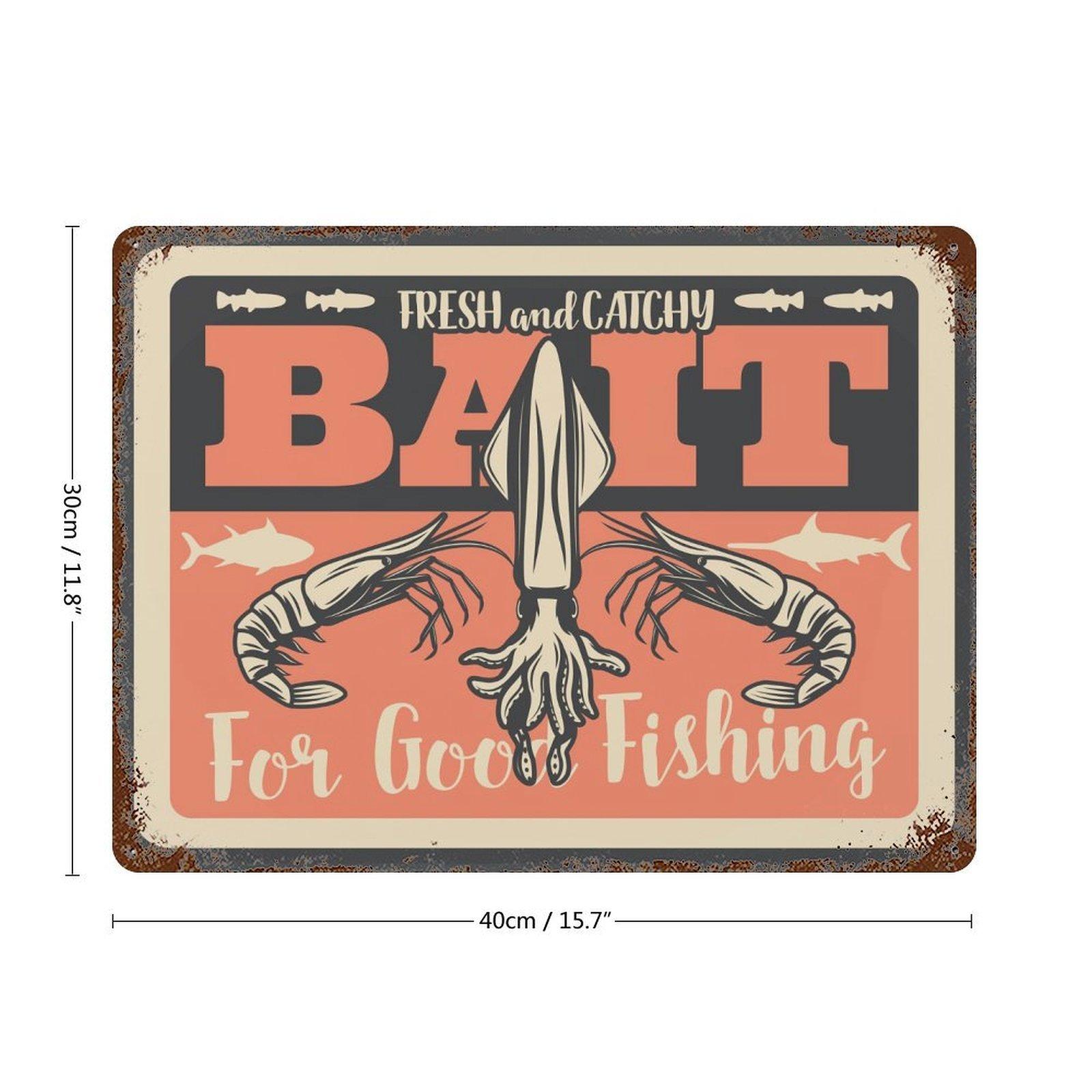 

1-Pack vintage rusted metal sign, 20×30cm and 30×40cm, distressed retro wall decor for bar, cafe, garage or living room 30*40CM