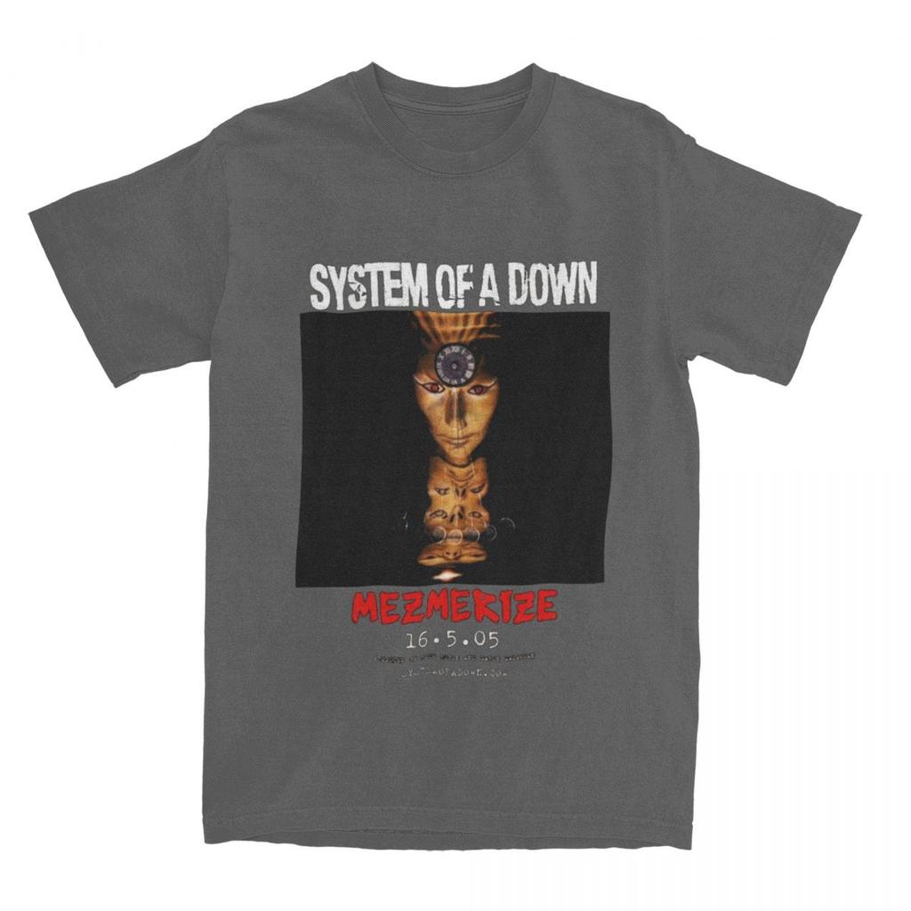 Systemed Of A Down T-Shirt Summer hypnotize music Aesthetic T-Shirts Cotton Fashion Tshirt For Men Short Sleeve Casual Clothing