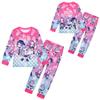Children's Fashion Suit Skirt Round Neck Long Sleeve Top Pants