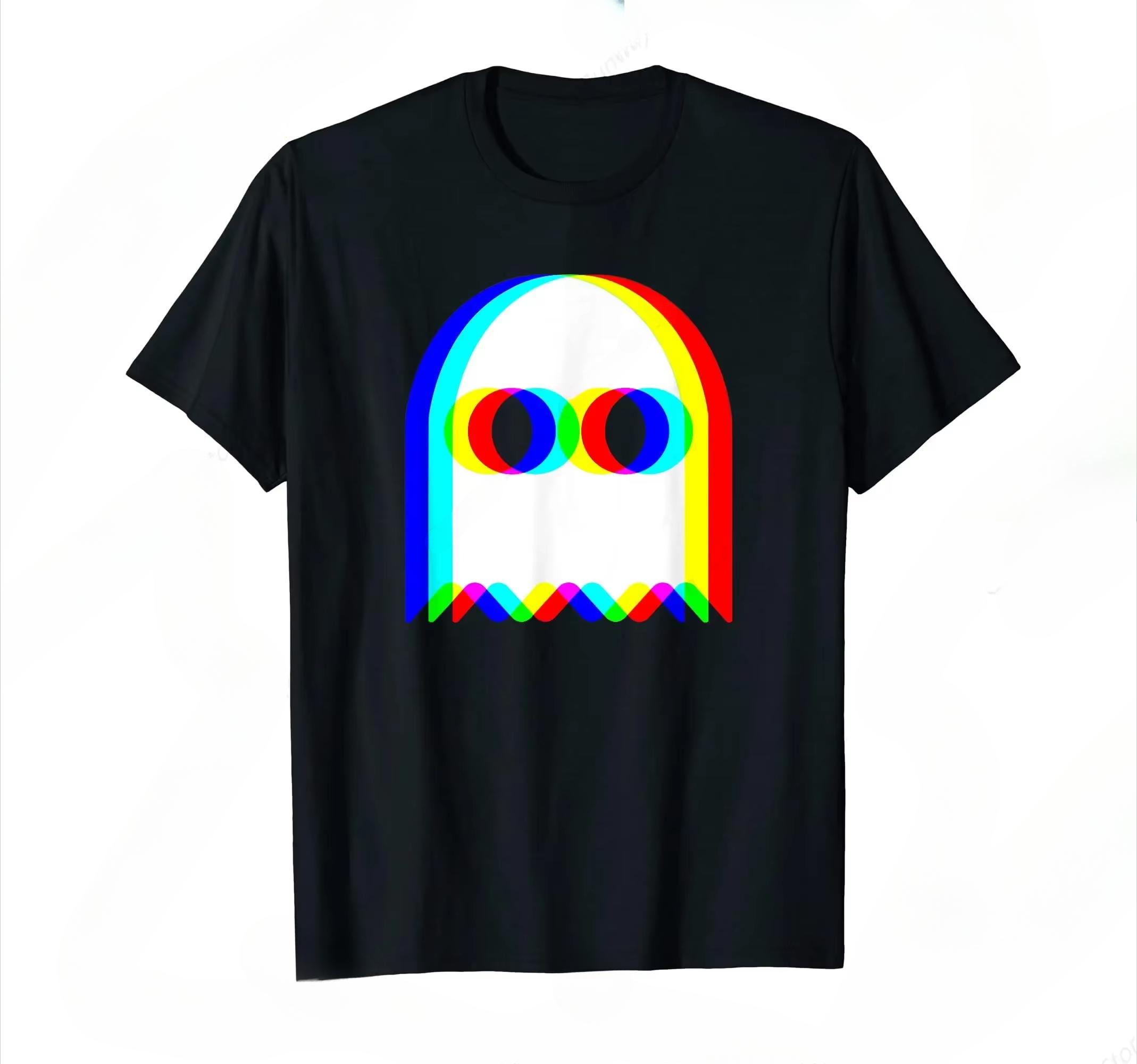 Funny Ghost Trippy Vaporwave Halloween Techno Rave EDM Music TShirt S