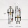1/4PC Mini Airbrush In-Line Filter System - Effective Water Oil Separator and Moisture Trap for Smooth Airbrush Painting