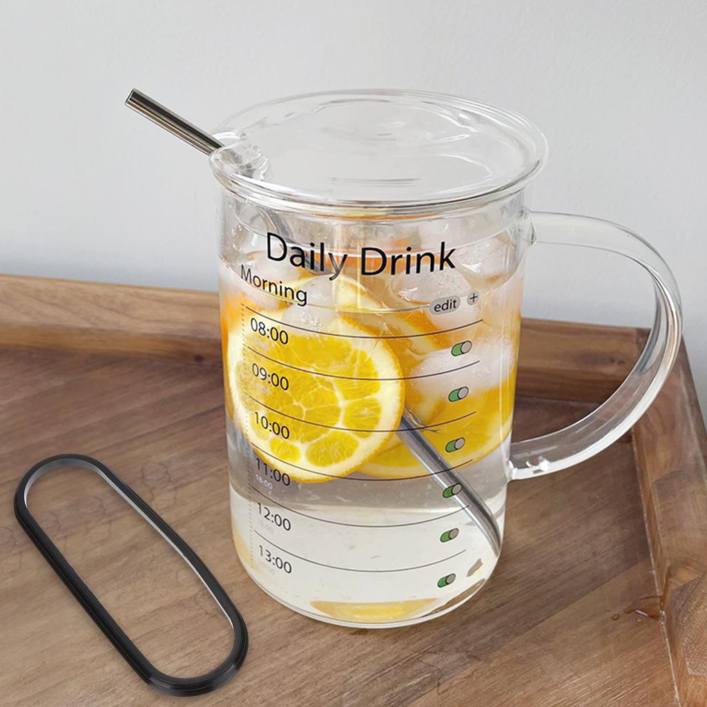 10 Pcs Cup Seal Rubber Ring for Water Bottle Lid Sealing Replacement Black Gasket