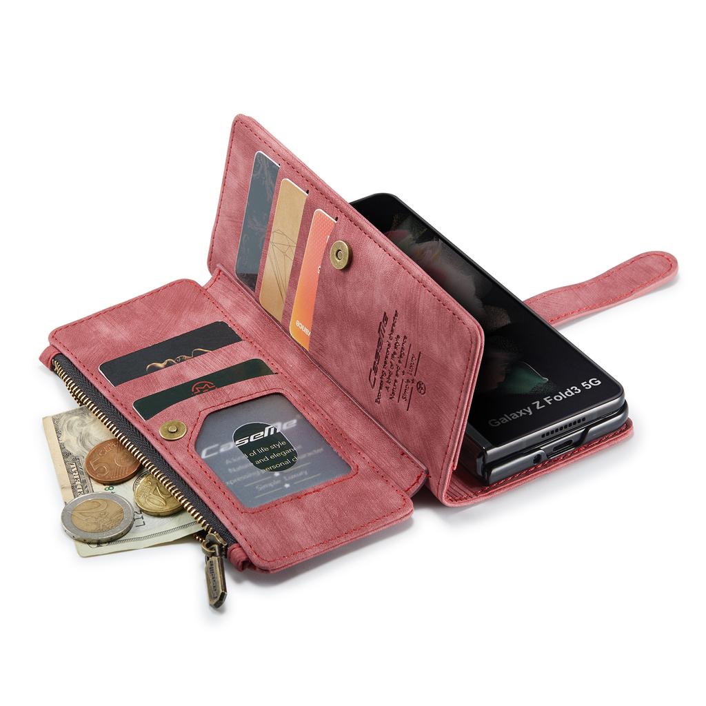 Kartentasche Business Leder Klapphülle für Samsung Galaxy Z Fold4 Fold 4 Fold3 Fold 3 5g S22 S23 Ultra S21 Plus S20 Fe Hüllen