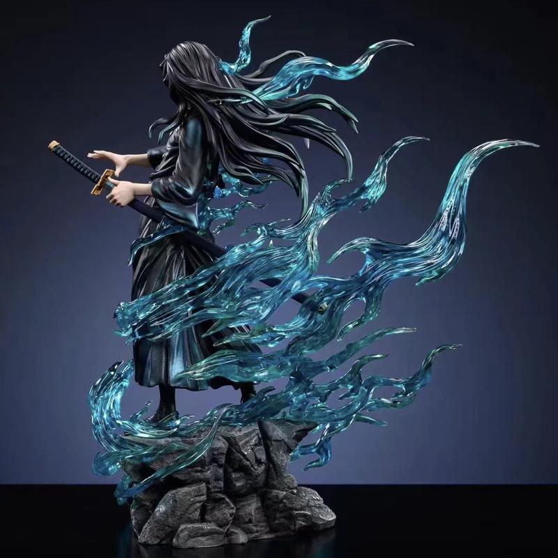 Demon Slayer Tokitou Muichirou Pvc Action Figure 33cm Anime Figure Gk Statue Model Toys Collection Doll Kids Christmas Gift Toy