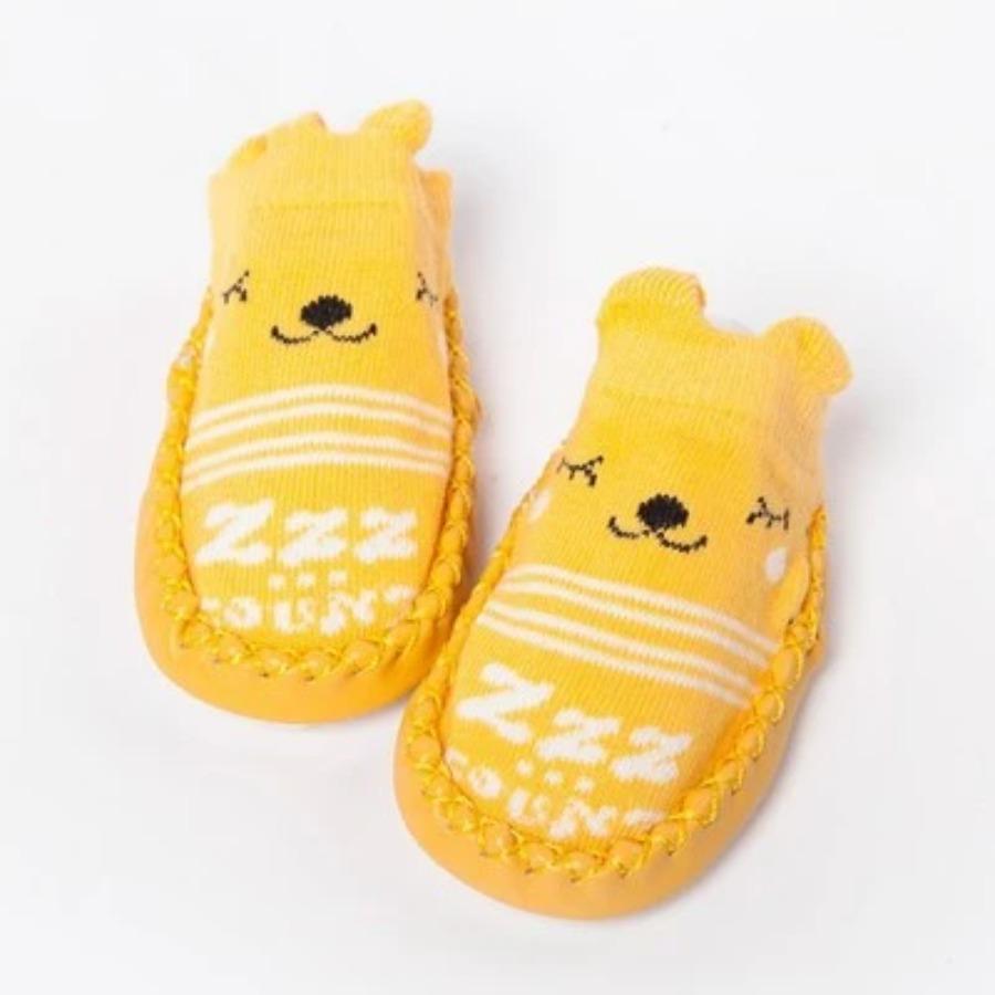 Baby Socks Slippers With Rubber Soles Girl Boy Infant Newborn Children Floor Socks Shoes Anti Slip Soft Sole Toddlers Indoor