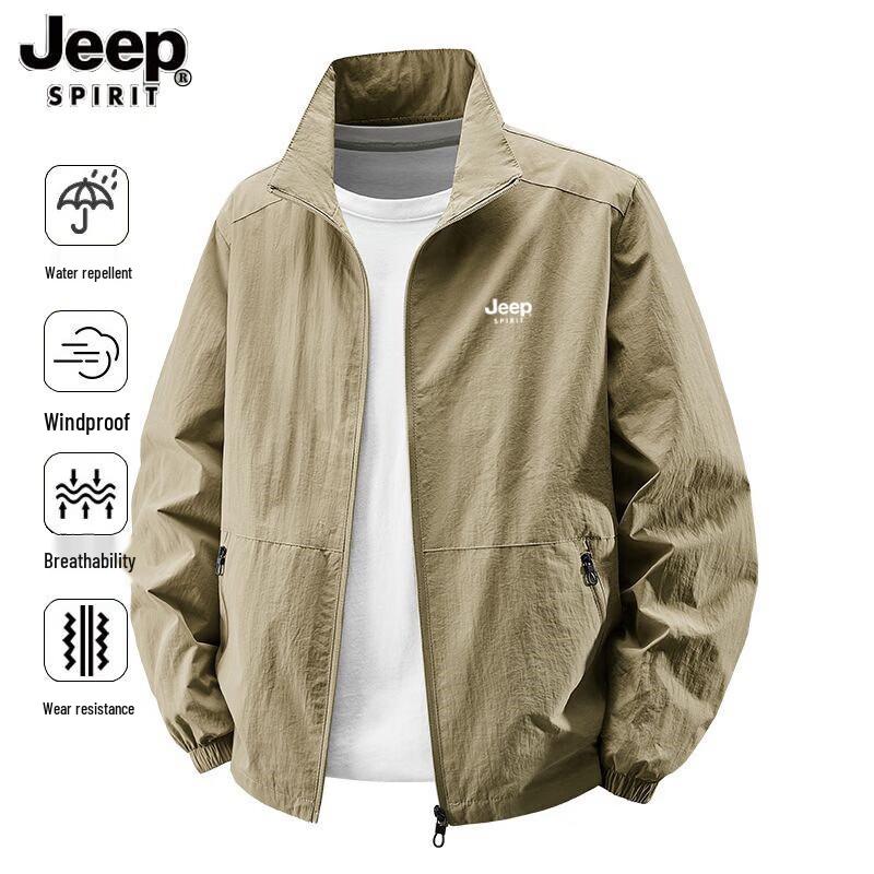 JEEP SPIRIT Men's Breathable Spring Autumn Jacket