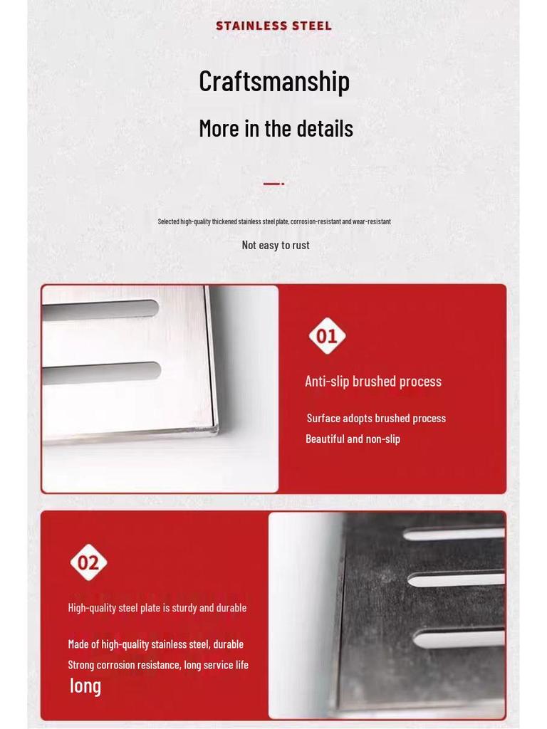 Universal Odor-Proof Stainless Steel Invisible Manhole Cover for Courtyard Drainage