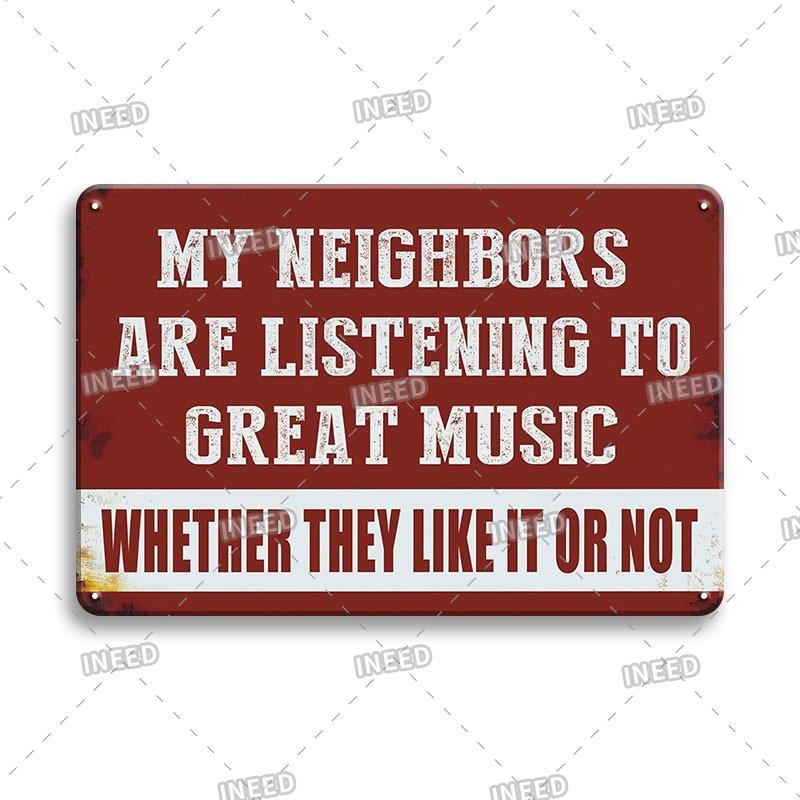 Blechschild mit lustigem Zitat, Garagen-Wandschild, humorvolle Buchstaben, Männerhöhle-Dekor, Metallschild, 20,3 x 30,5 cm, ideales Geschenk für Freunde und Liebhaber