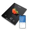 RENPHO Digital Kitchen Scale, Smartphone Compatible, 3kg Capacity, 1g Increments, High-Precision Sensor, 2000 Ingredients, App Support, Tare Function,