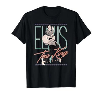 Maglietta Ufficiale Design Vintage Elvis Presley