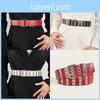 Row Double Retro Belt Iron Buckle Hollow Pattern Stylish Jeans Streetwear Looks