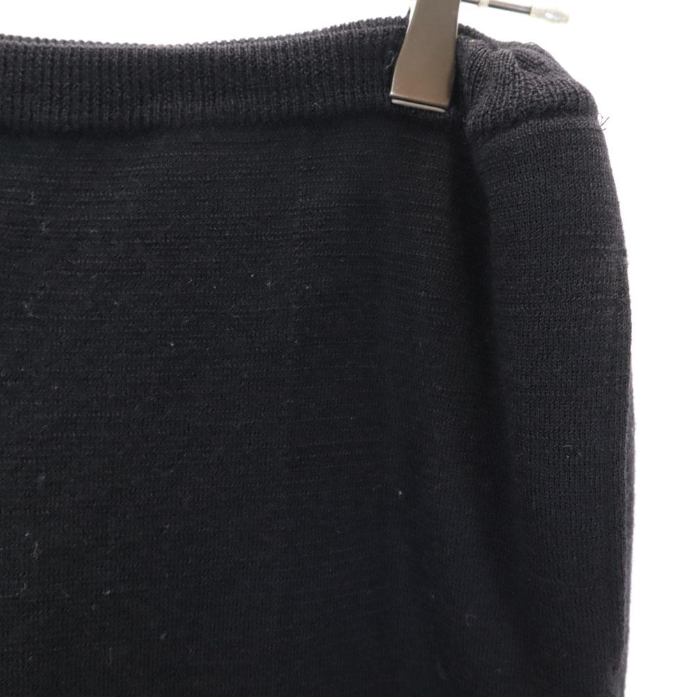 Yves Saint Laurent 90. léta Starý úplet Zkrácené kalhoty Ne. 9 černých žen použito