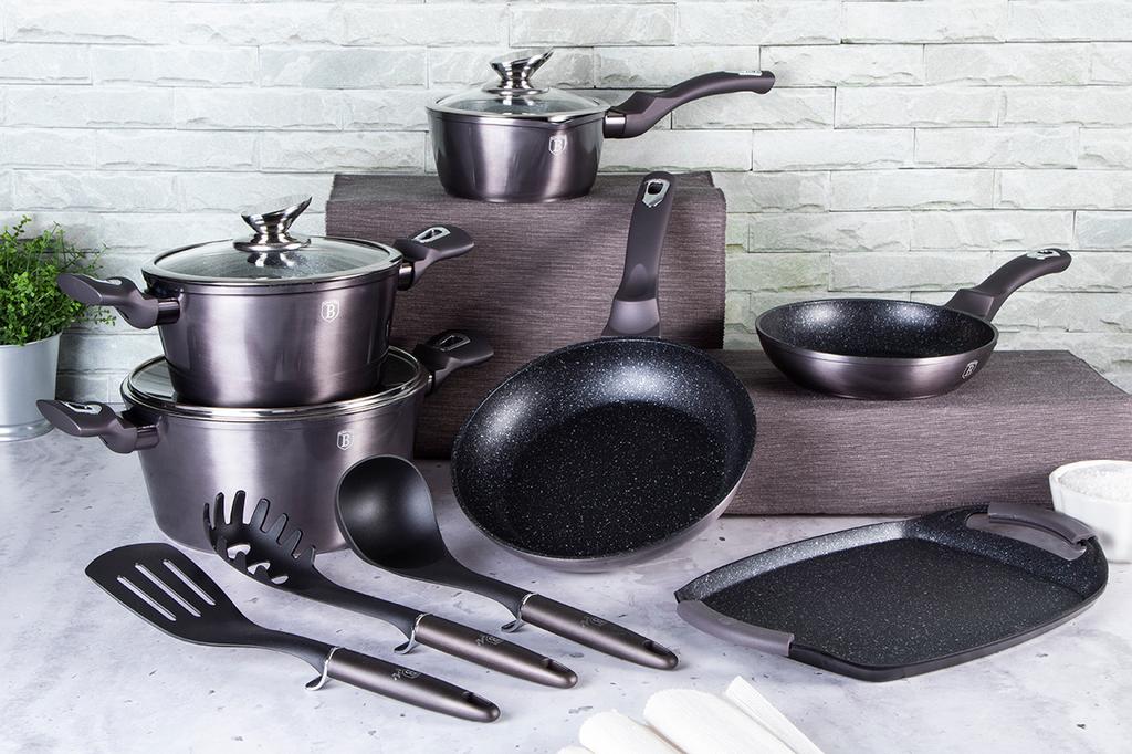 BERLINGERHAUS BH-6911 CARBON PRO COOKWARE SET