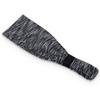 Sweatband Headband Sport Bicycle Tennis Bike Cycling Stretchy Breathable Hairband Stripe Gray