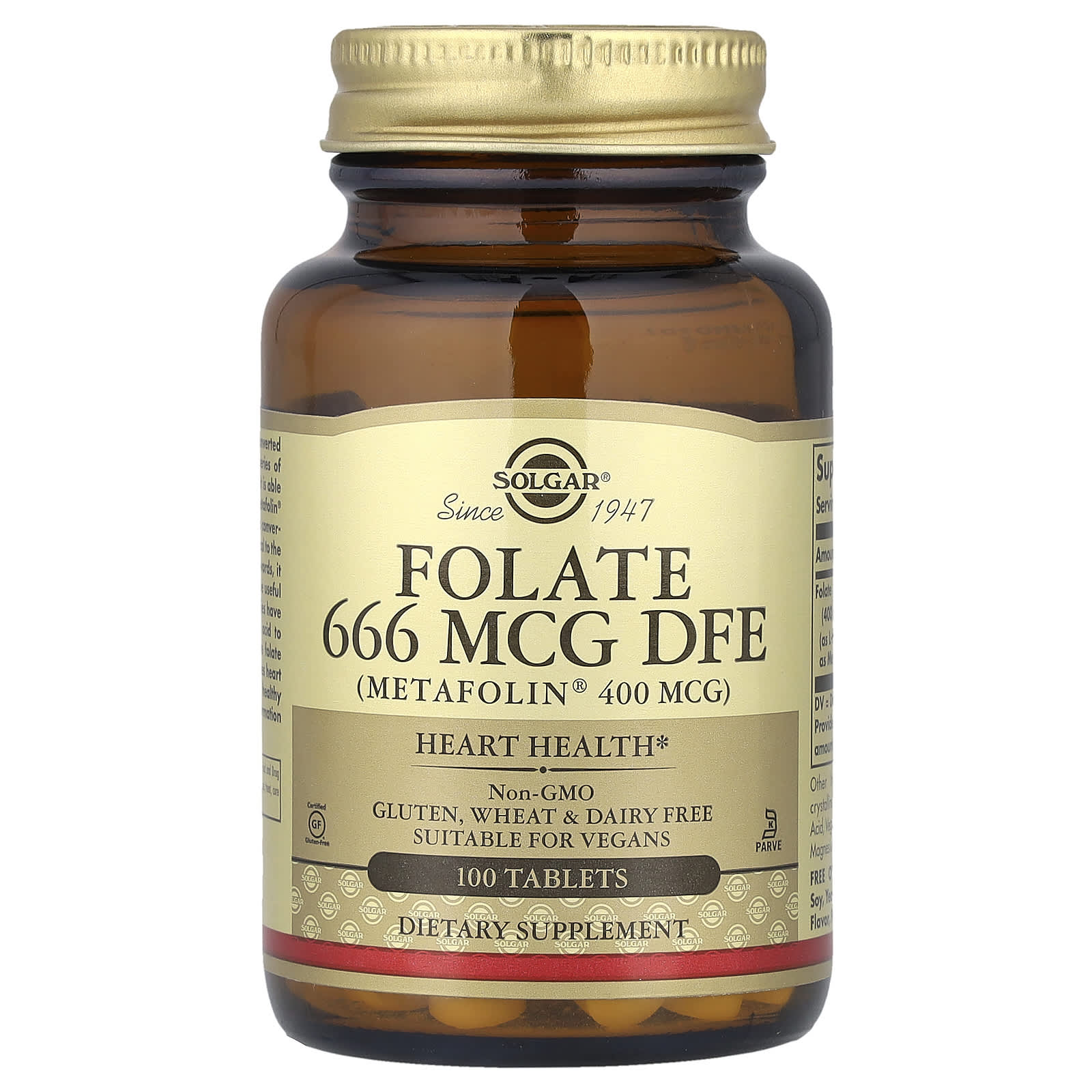 

Folic Acid, 666Mcg Dfe, 100 Tablets