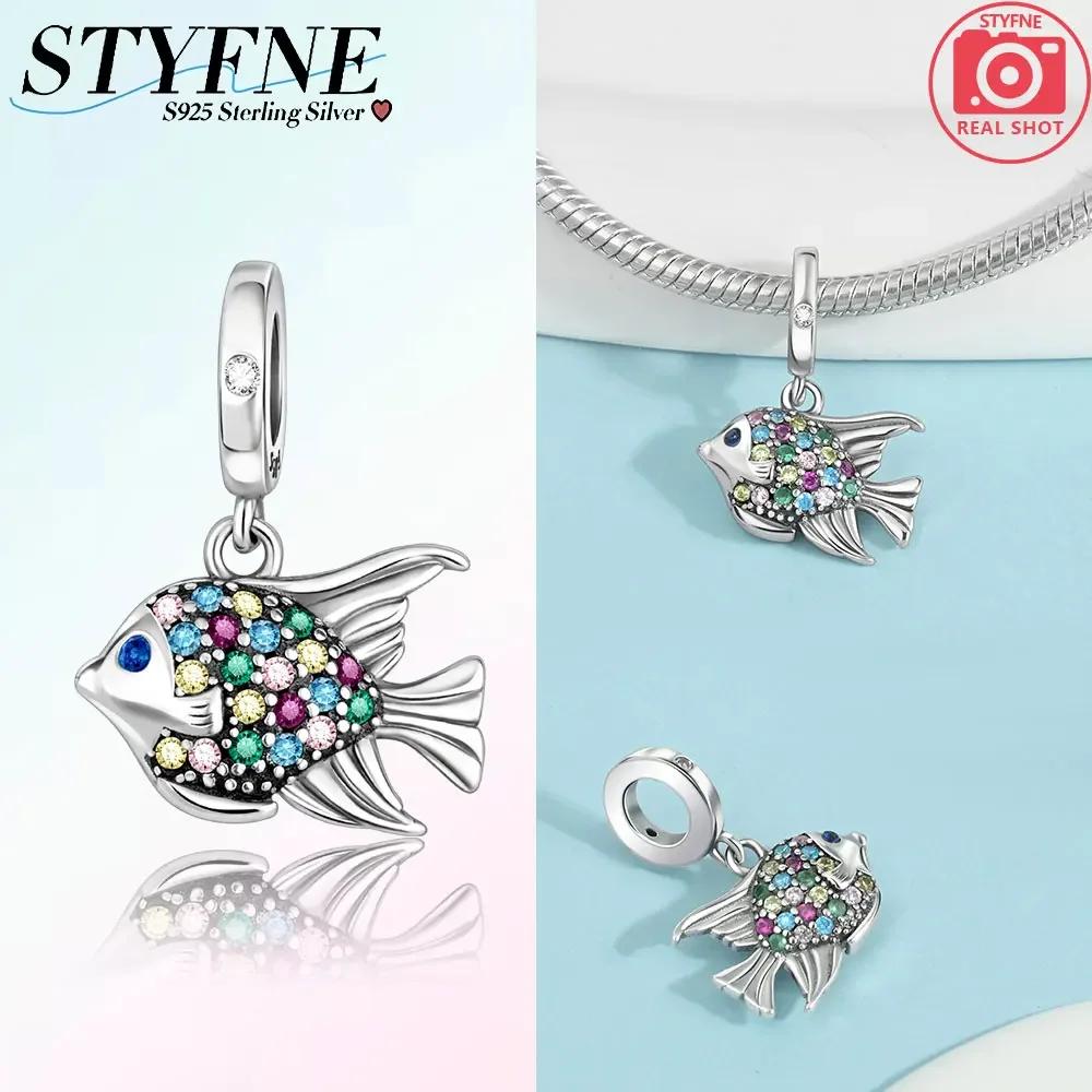 Original Copper Glass Sea Turtle Dangle Charm Fit Women'S Necklace Diy Bracelet Beads Jewelry Commemorative Gifts