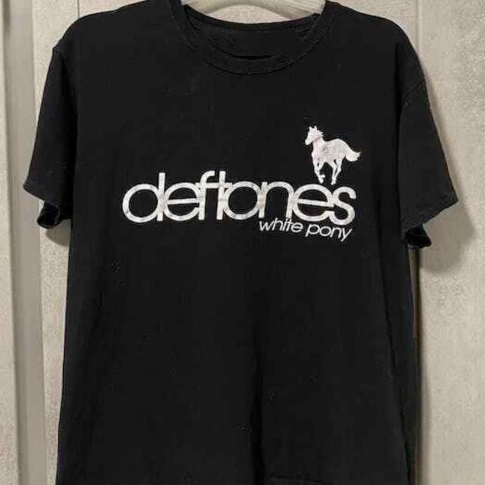 

Футболка Deftones Band White Pony Ретро Чорна Унісекс Чоловіча Жіноча S-4XL XL