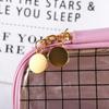 Large Capacity Plaid Printed Student Pencil Pouch Pen Bag Desktop Storage Bags Stationery Bag