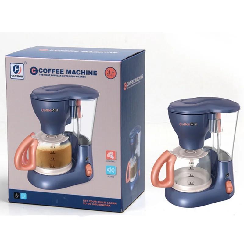 New Kids Play Kitchen Small Homes Appliances Simulation Electric Vacuum Cleaner Juicer Coffee Washing Machine Toys For Children
