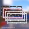 1/2Pcs 31*16cm Car Bling Crystal License Plate Frame Women Rhinestone License Plate Frame Cover Holder Car Accessories