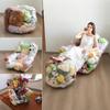 In-Stock Thickened Transparent Plush Toy Storage Sofa for Kids