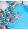 Hong Kong Love Christmas Ornament Set: Creative Painted Hanging Balls for Tree & Party