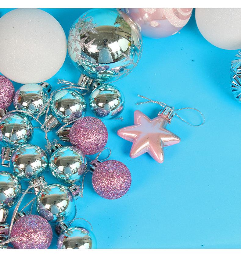 Hong Kong Love Christmas Ornament Set: Creative Painted Hanging Balls for Tree & Party