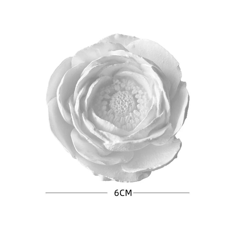 Jewelry Display Frame Creative Plaster Flower Shape Tabletop Ornaments Jewelry Decoration Display Photography Props