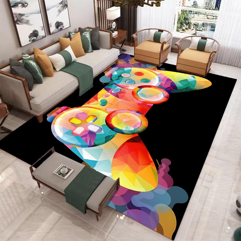 

Soft Gamepad Rug Non-slip Wear-resistant Mat for Bedroom Gaming Corner Decoration Home Decoration Machine Wash Rug 50X80CM