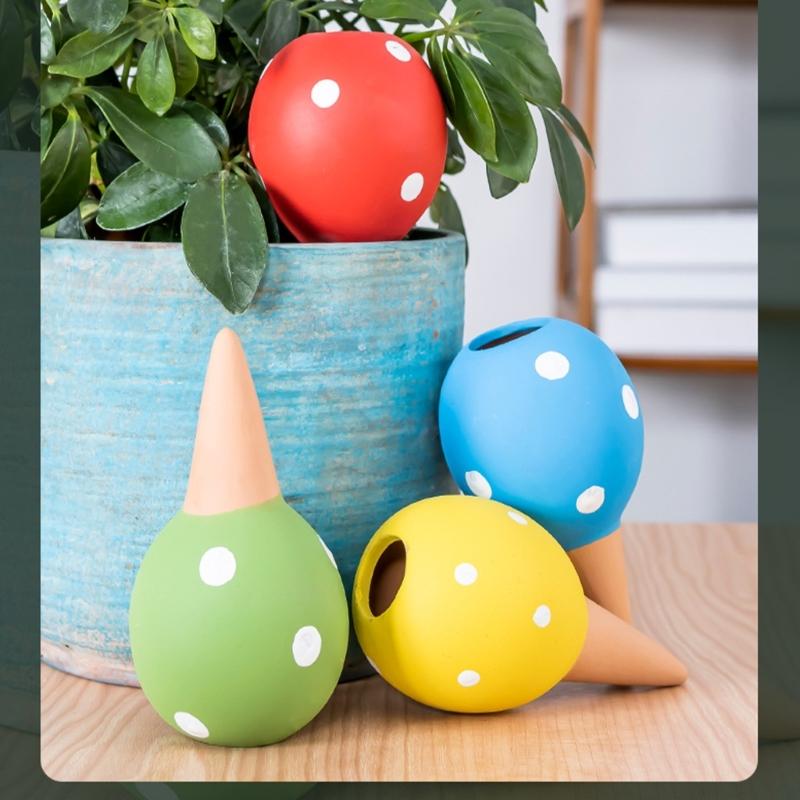Puntas de Riego Automático Globos de Agua Cerámicos para Plantas Puntas de Riego Automático para Flores en Maceta Suculentas y Plantas de Interior