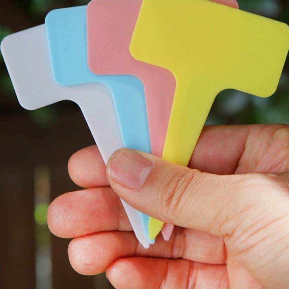 100PCS Moisture-proof Nursery Garden Plant Tags Thickened T-type Tags Markers Label Greenhouse