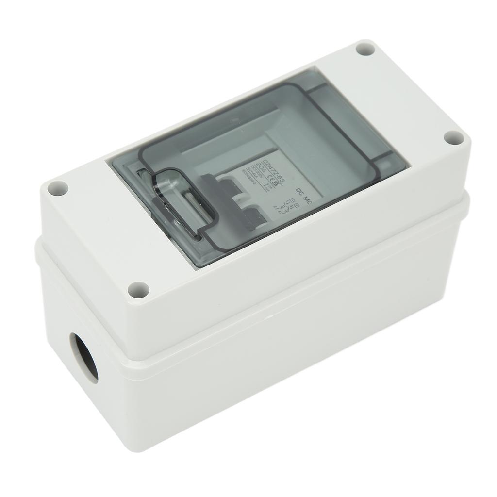 2P PV System DC Mini Circuit Breaker with Box IP65 Waterproof Solar PV Disconnect Switch DC1000V 20A