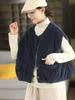 2025 Autumn/Winter Quilted Cotton Round Neck Vest - Artistic Retro Outerwear
