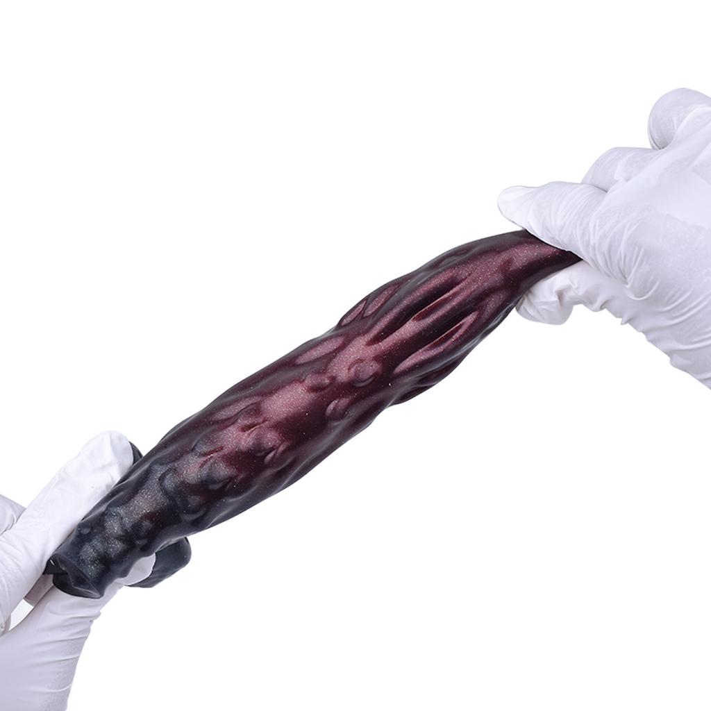 FRRK Huge Liquid Silicone Condom for Men Delay Ejaculation Flexible Extension Penis Sleeve