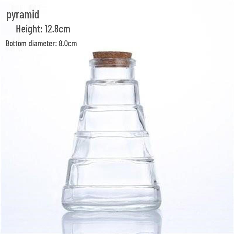 DIY Cork Star Wishing Drift Bottle - Clear Glass Ocean Lucky Star Bottle