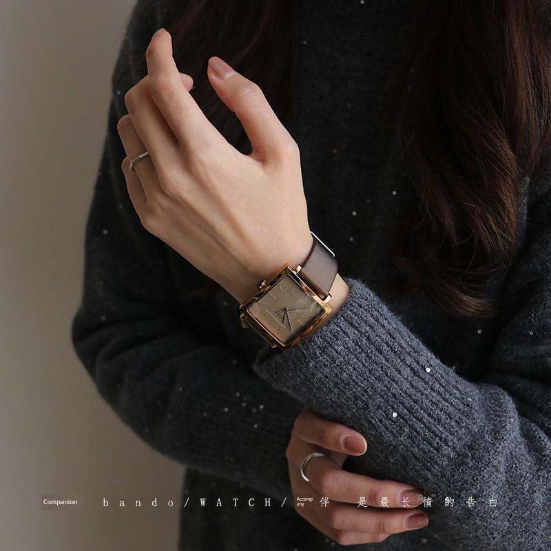 Julius Watches Women's Square Ins Style Exquisite Women's Fashion Women's Watches Minimalist Dignified Generous Style Women's Watch Watch