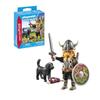 Miniaturfigur - PLAYMOBIL - 71755 - Wikinger mit Hund - Zubehör enthalten - Sorgfältige Details