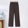 Hodo Women's Winter Plush Lined High-Waist Casual Pants