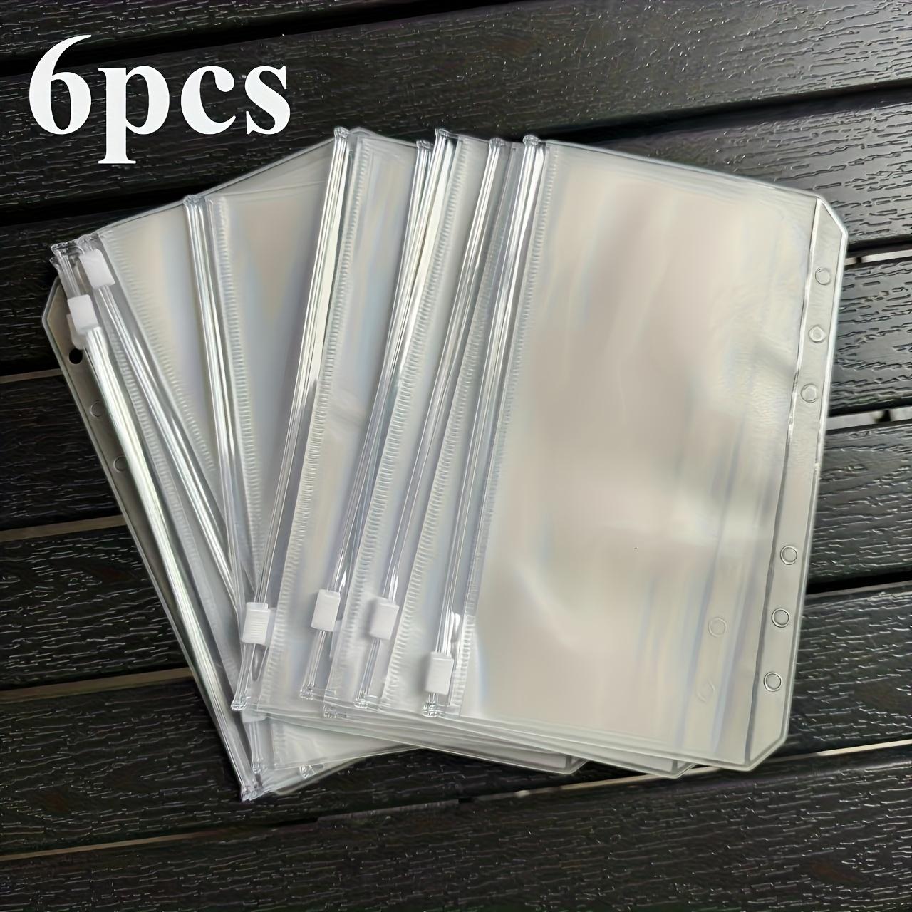 

A6 Plastic Envelope Wallet with Slide Closure, Reusable Storage Pouch, Home & Casa Organizer for Office & School Use