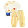 Youqi Baby Unisex Summer Short Sleeve Pants Set