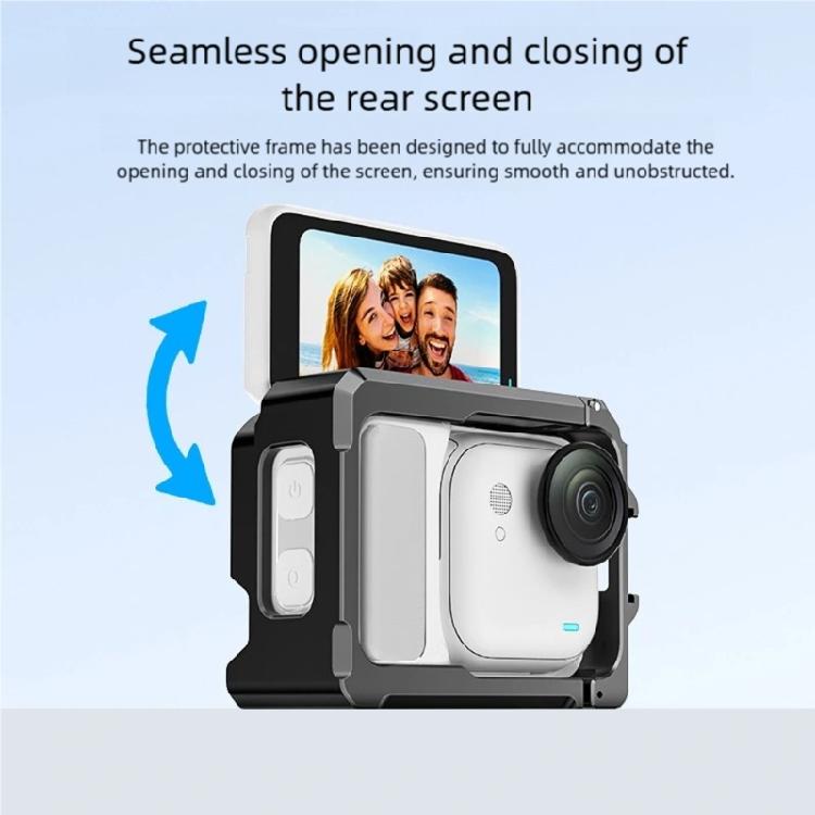 All Metal Camera Bracket Quick Detach For Pocket Cameras Vlogging Featuring Double Mount Point Tool Less Assembly Design