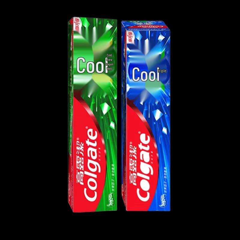 Colgate Ледяная Свежесть Тройная Мята и Чай Лунцзин Зубная паста Двойная упаковка