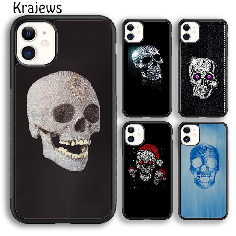 DIAMOND SKULL Phone Case Cover For iPhone 17 Air 16 15 14 plus 12 13 pro max coque Shell Fundas