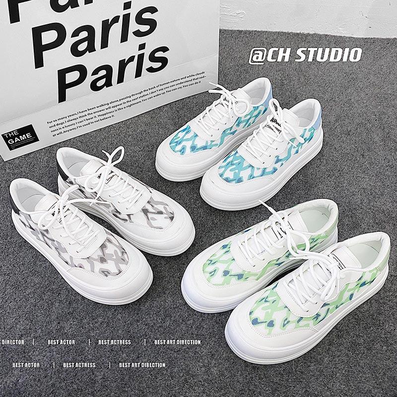 Fashion Platform Shoes Men Sneakers Footwear Lace-up Height Increase Casual Shoes White Mens Vulcanize Shoes Zapatos De Hombre