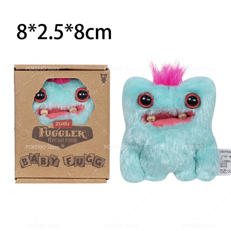 Hot Fuggler Teeth Monster Plush Doll Little Monsters Baby Series Funk Teeth Treasure Ugly Monster Collectible Toys Holiday Gifts