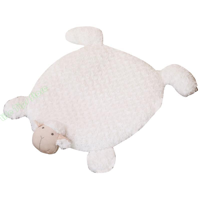 

G5AB Овечка Мультяшный Малыш для Игрового Коврика Детский Спортзал Коврик для Активностей Напольный Коврик Игрушка для Младенца Ковер Новорожденный Декор Комнаты белый