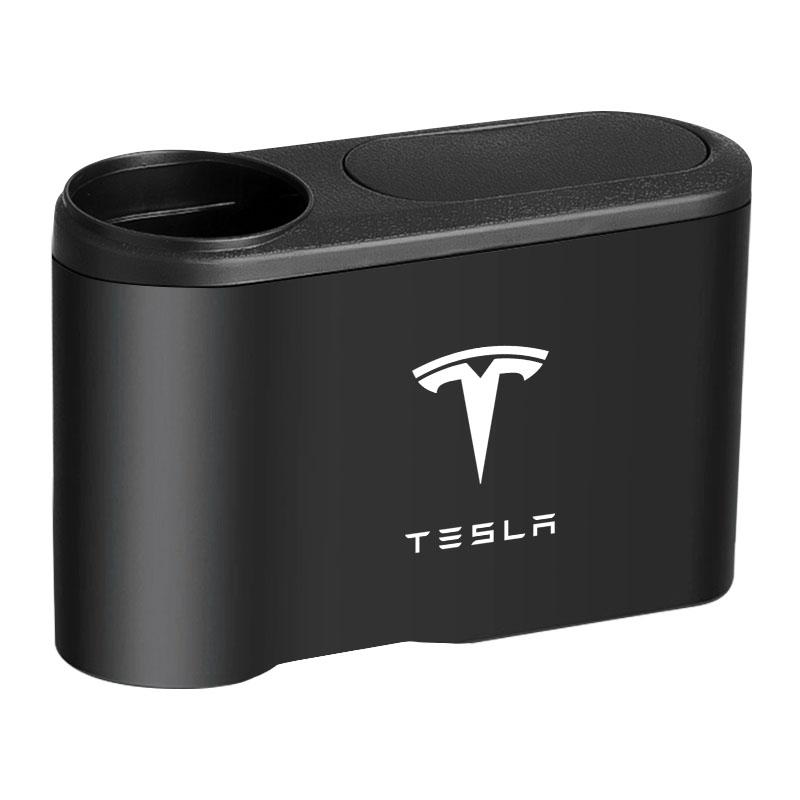 1 ks Odpadkový koš Auto Znak Odpadkový box Koš Úložný prostor Auto Příslušenství Pro Tesla Model S Model X Model Y Cybertruck Model 3 Model Y