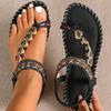 Women's Sandals Bohemia Style Sandals Summer Shoes For Woman Flip Flops Beach Summer Shoes Women Low Heels Footwear